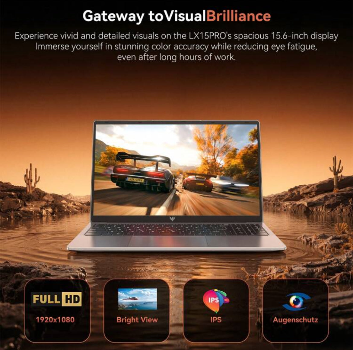 ACEMAGIC ACEMAGIC LX15PRO Newest Gaming Laptop Notebook, With AMD Ryzen 7 5700U (8C/16T, Up To 4.3GHz), 16GB DDR4 RAM 512GB NVMe SSD IPS Laptop Computer, Radeon RX Vega 8 Graphics, 16.1-Inch IPS FHD 1920*1080P Display, 53Wh Battery, Backlit Keyboard